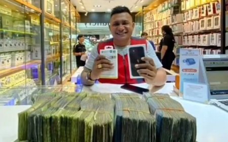Kisah Menarik Jukir Makassar yang Membeli iPhone dengan Uang Pecahan Rp 2.000