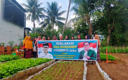 Deklarasi Petani Organik Pangkep Dukung Muhaimin Iskandar Sebagai Calon Presiden Tahun 2024