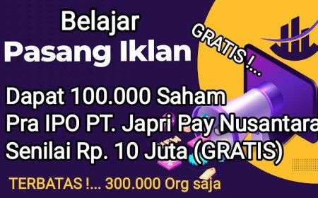Belajar Pasang Iklan GRATIS