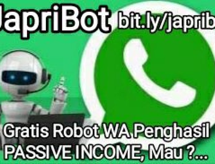 INOVASI BARU ROBOT WA PENGHASIL UANG GRATISAN