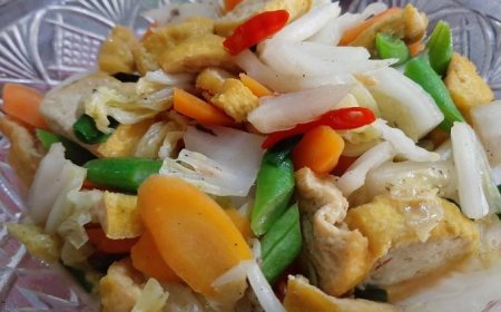 Tumis Tahu Campur