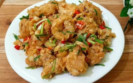 Cumi Goreng Telur Asin