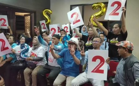 PROJO BANDUNG NOBAR DEBAT CAPRES 2024