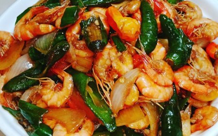 Udang Rica-Rica cabe hijau