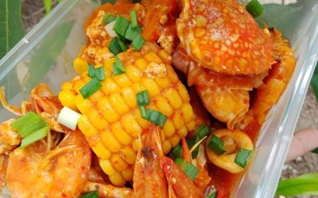 Udang Kepiting Saus Padang