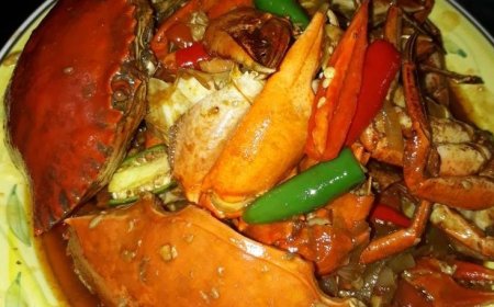 Kepiting Saus Buah Segar