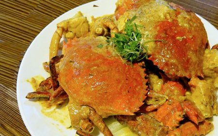 Kepiting Goreng Saos Telur Asin