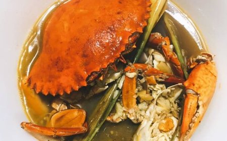 Kepiting Saus Anggur Putih