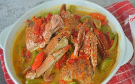 Kepiting Kuah Tomat Hijau
