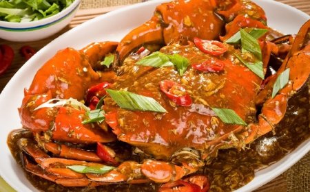 Kepiting Goreng Saus Madu