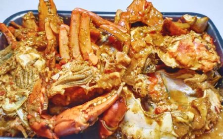 Kepiting Tumis Saus Kemiri