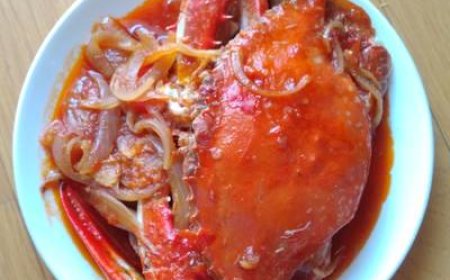 Kepiting Saus Plum Pedas