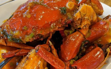 Kepiting Saus Almond