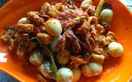 Cumi Goreng Telur Puyuh