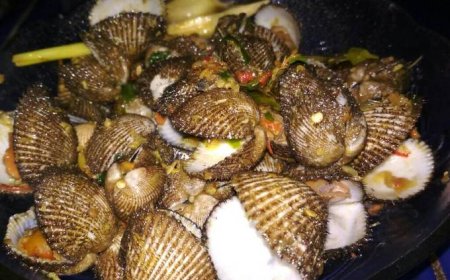 Kerang Goreng Saos Cuka