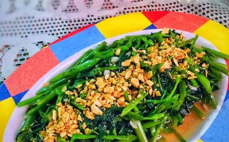 Sayur Kangkung Cah Bawang Putih