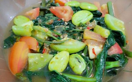Sayur Kangkung Belacan Pete