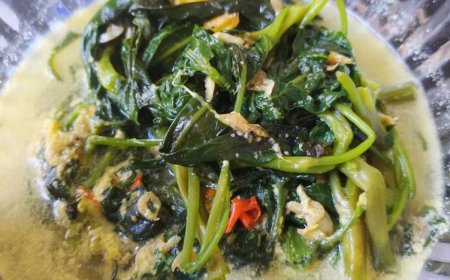 Kangkung Kuah Santan Padang