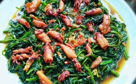 Kangkung Cah Cumi Asin