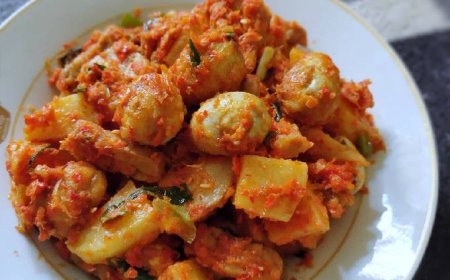 Sambalado Telur Kentang