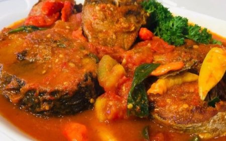 Tuna Kuah Pedas Manis