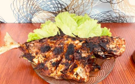 Ikan Kakap Panggang Daun Jeruk