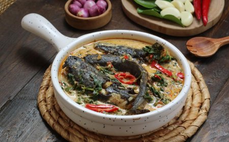 Lele Kuah Santan Kemiri