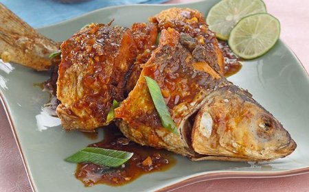 Bandeng Goreng Saos Tiram