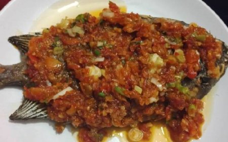 Ikan Baronang Rica-Rica