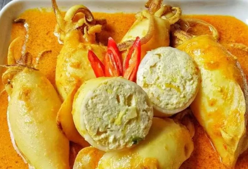 Gulai Cumi Isi Telur