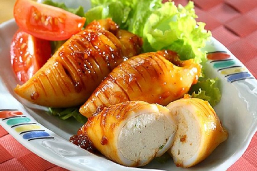 Gulai Cumi Bakar Isi Telur