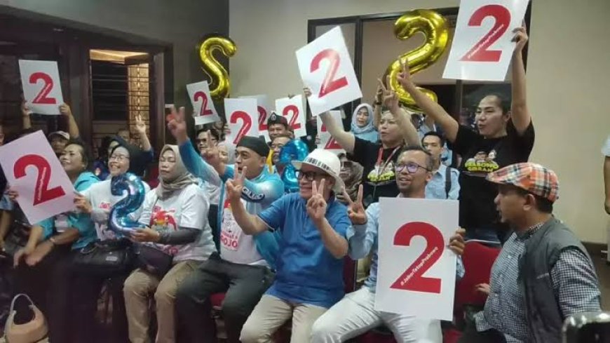 PROJO BANDUNG NOBAR DEBAT CAPRES 2024