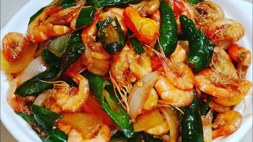 Udang Rica-Rica cabe hijau