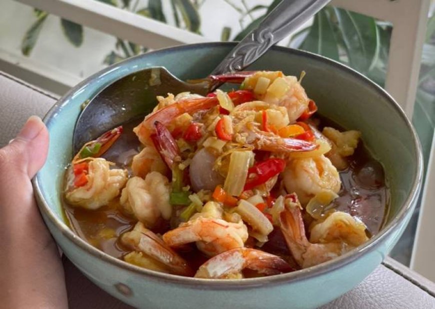Udang Masak Bawang Merah