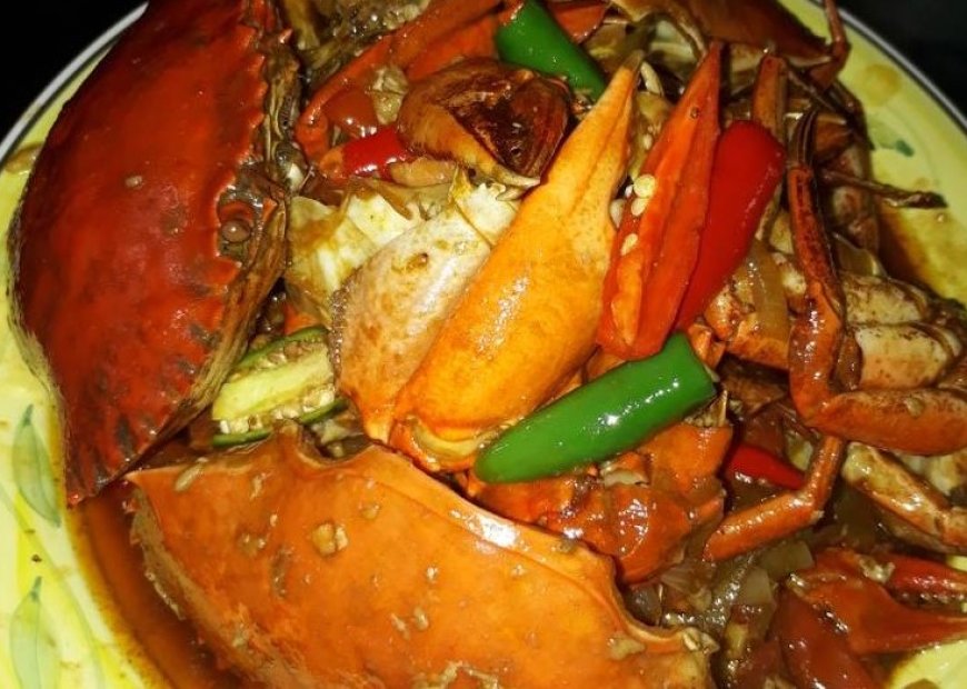 Kepiting Saus Buah Segar
