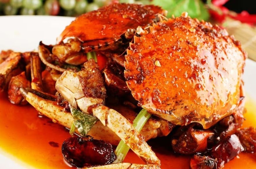 Kepiting Tumis Saus Inggris