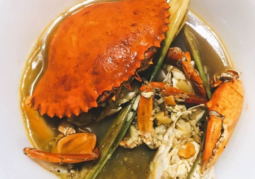 Kepiting Saus Anggur Putih