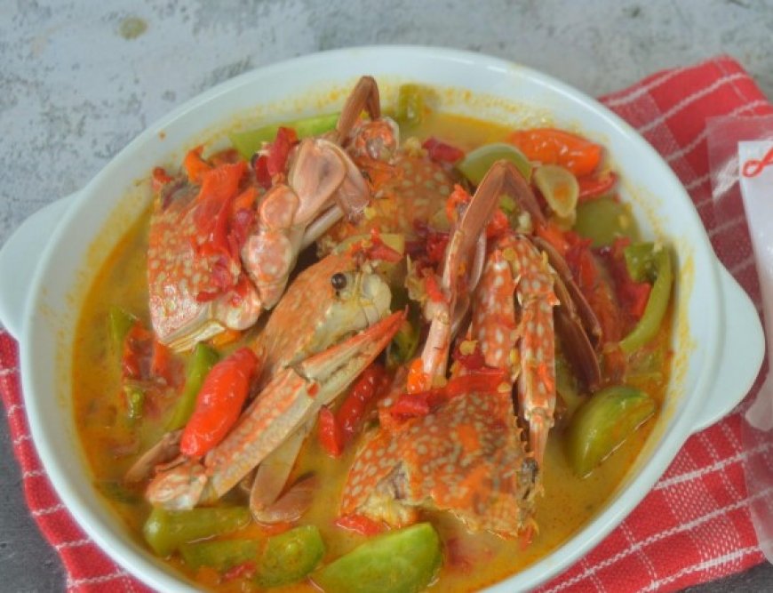 Kepiting Kuah Tomat Hijau