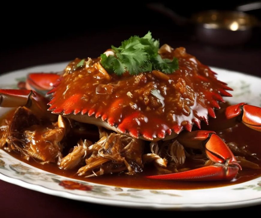 Kepiting Goreng Saos Cokelat