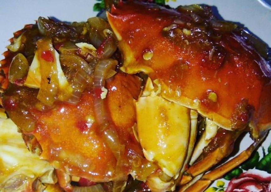 Kepiting Saus Bawang Putih Pedas
