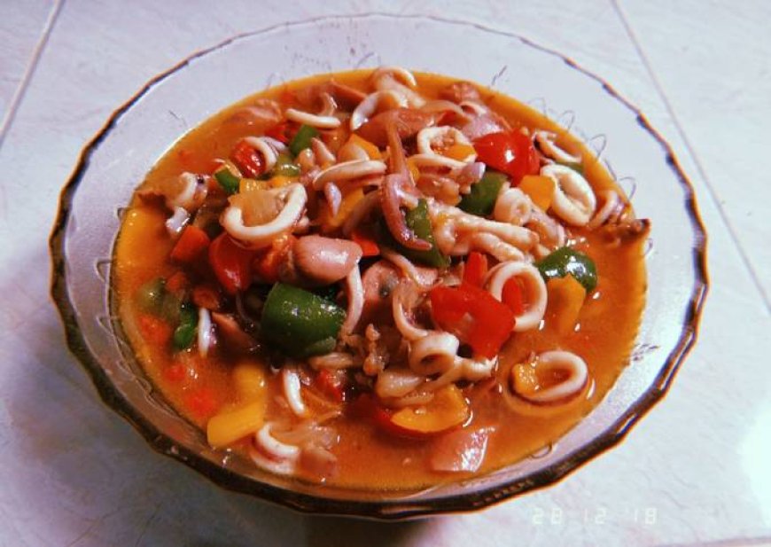 Cumi Kuah Pedas