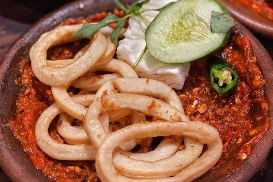 Cumi Penyet Sambal Belacan