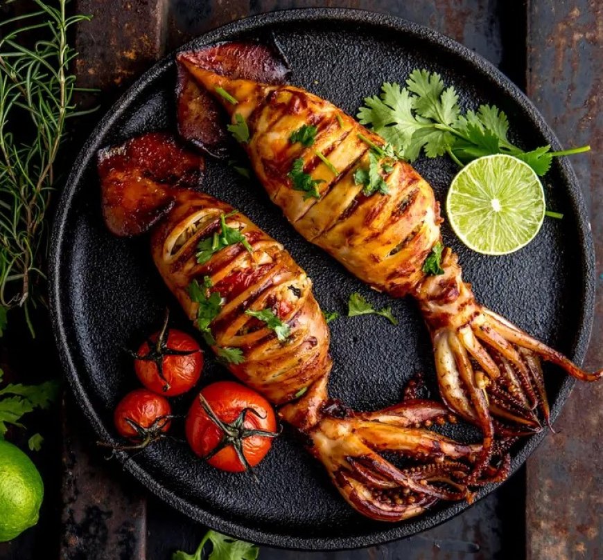 Cumi Panggang Bumbu Rempah