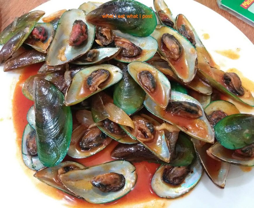Kerang Hijau Saus Tiram