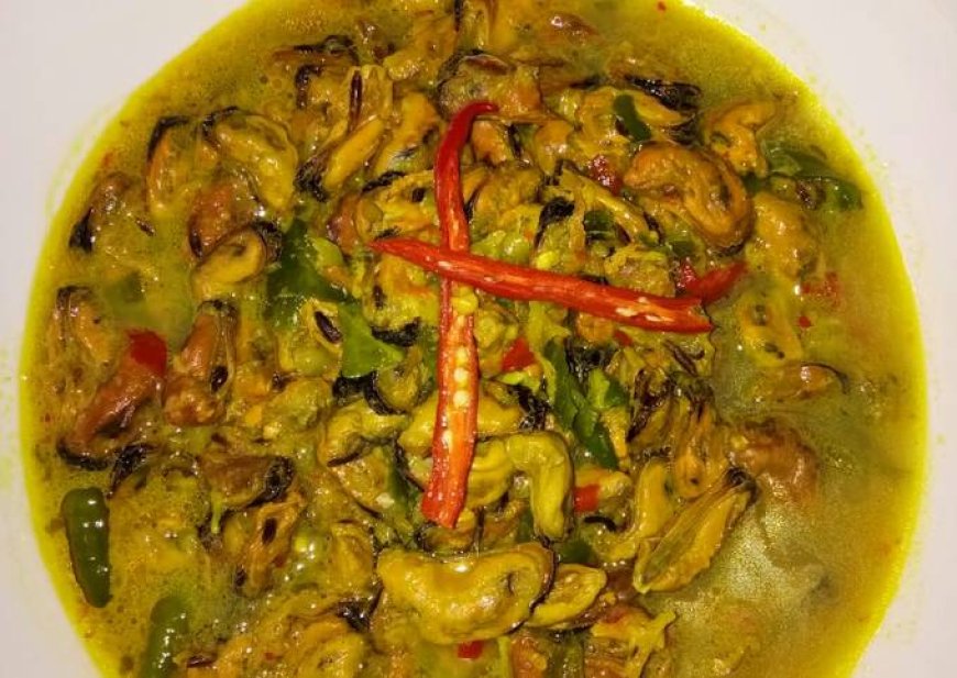 Kerang Kuah Santan Bumbu Kuning