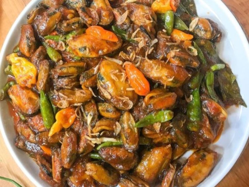 Kerang Goreng Saos Padang