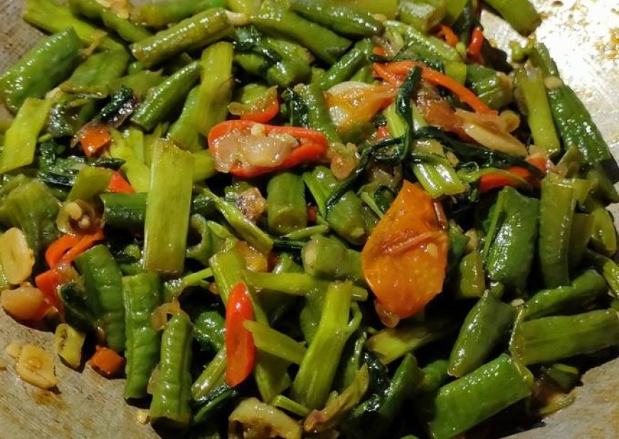 Sayur Kangkung Cah Kacang Panjang