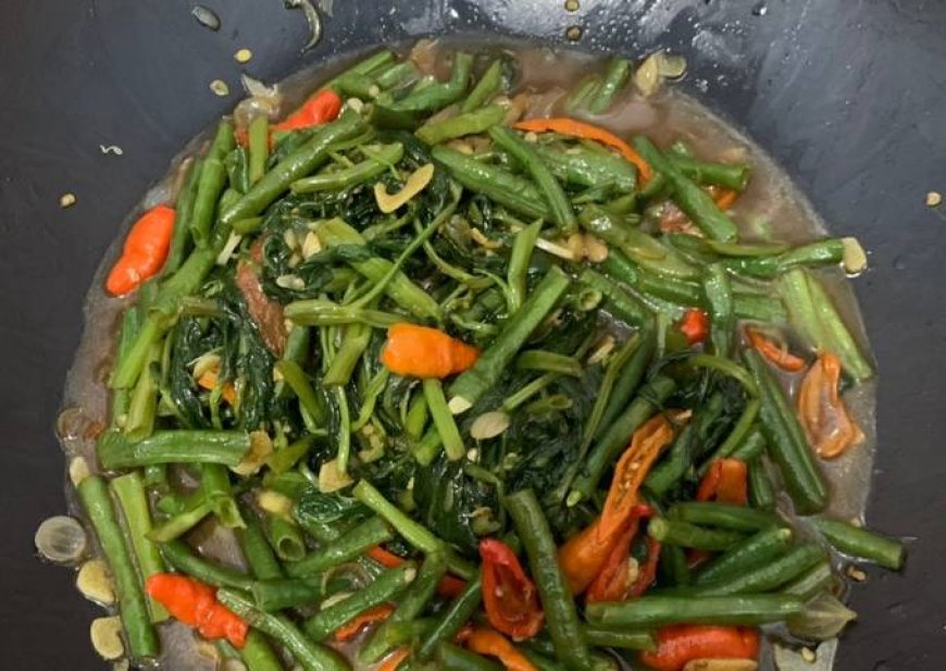 Sayur Kangkung Tumis Kacang Panjang