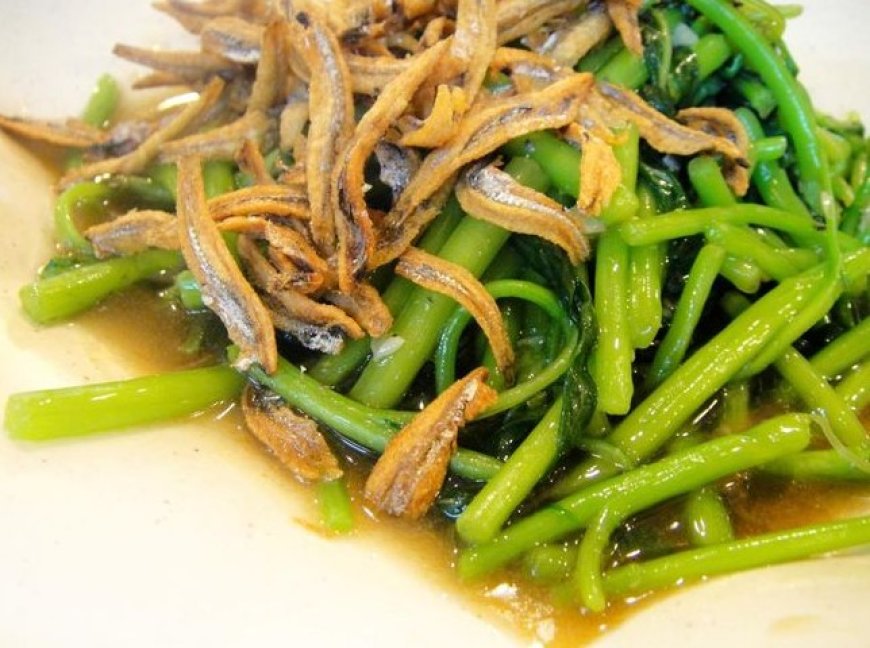 Kangkung Cah Teri Kacang