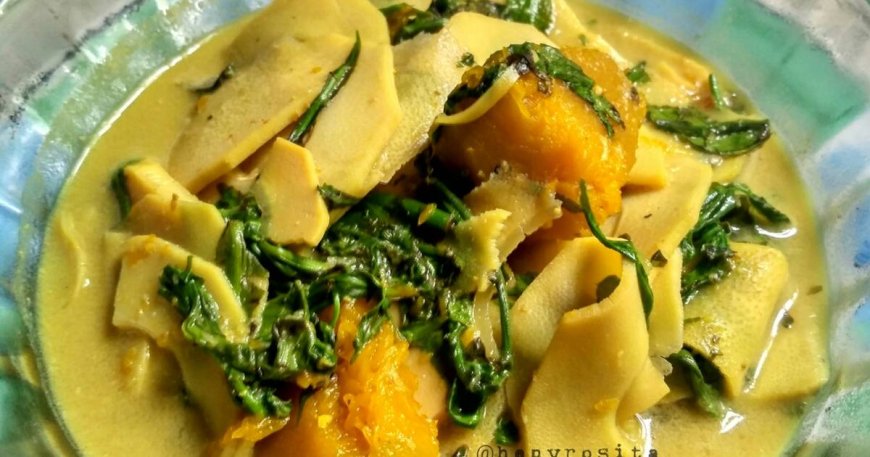 Kangkung Cah Rebun Santan